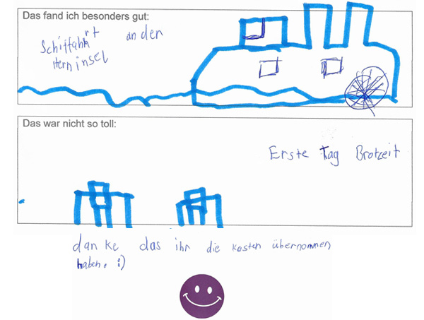 Danke für die Klassenfahrt