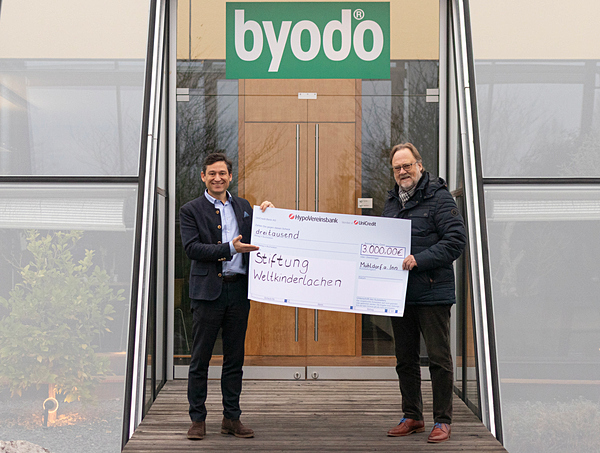 Byodo spendet zu Weihnachten an Stiftung WeltKinderLachen
