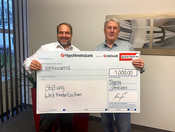 Power-Heat-Set GmbH spendet Freude