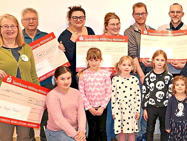 Klopfersinger Unterneukirchen sammeln Spenden für Kinder